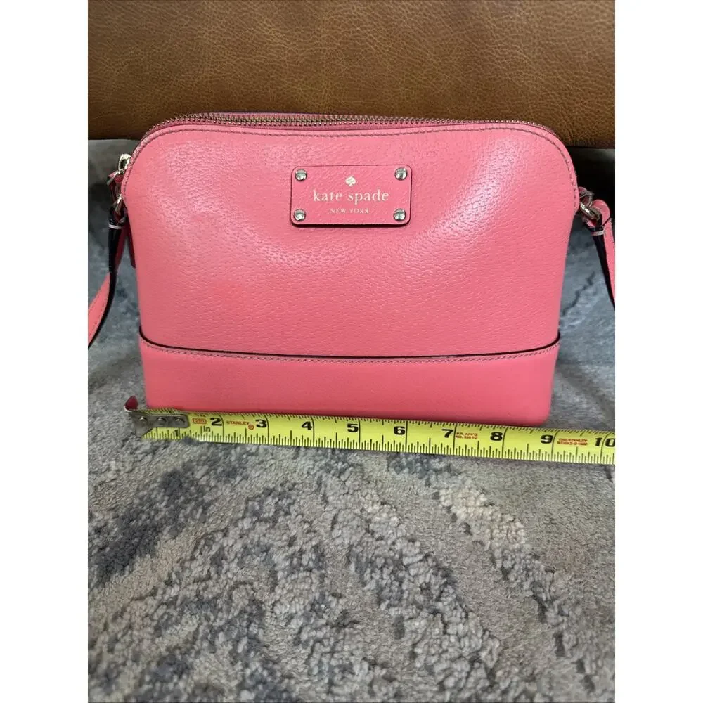 Watermelon Pink Kate Spade Dome Crossbody Purse